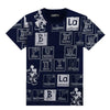 Boy's All Over Printed Exclusive Tee Shirt - Navy