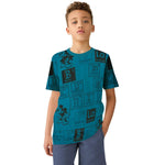 Boy's All Over Printed Exclusive Tee Shirt - Zink