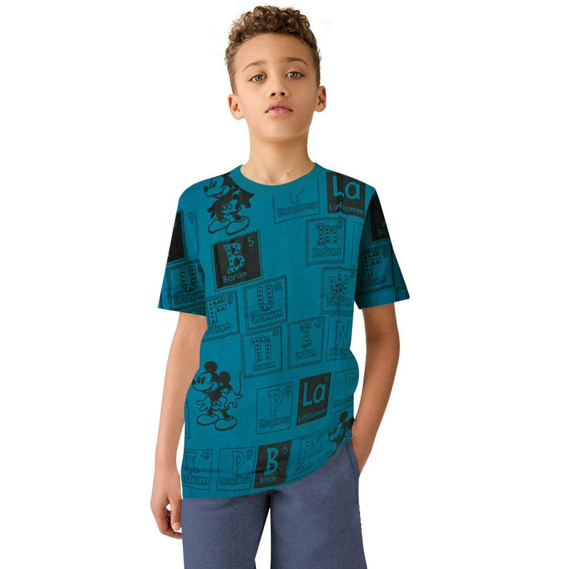 Boy's All Over Printed Exclusive Tee Shirt - Zink