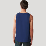 HG "NO PAIN NO GAIN" Printed Stylish Vest For Men's - Light Navy