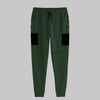Men Close Bottom Zipper Pocket Fashion Trouser - Commando Green