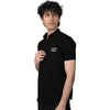 Classy "Brooklyn" Embroidered Soft Cotton Casual Shirt - Black