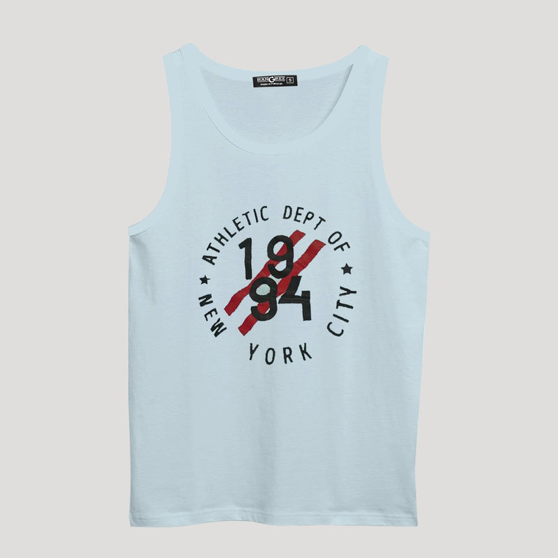 HG "NEW YORK CITY" Printed ActiveFit Sleeveless Vest - Sky