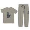 Boy's Printed Summers Track Suit - Skin