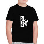 Boy's Printed Summers Track Suit - Black