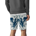 Men's Artistic Printed Two Quarter Shorts - Printed