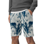 Men's Artistic Printed Two Quarter Shorts - Printed
