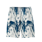 Men's Artistic Printed Three Quarter Shorts - Printed