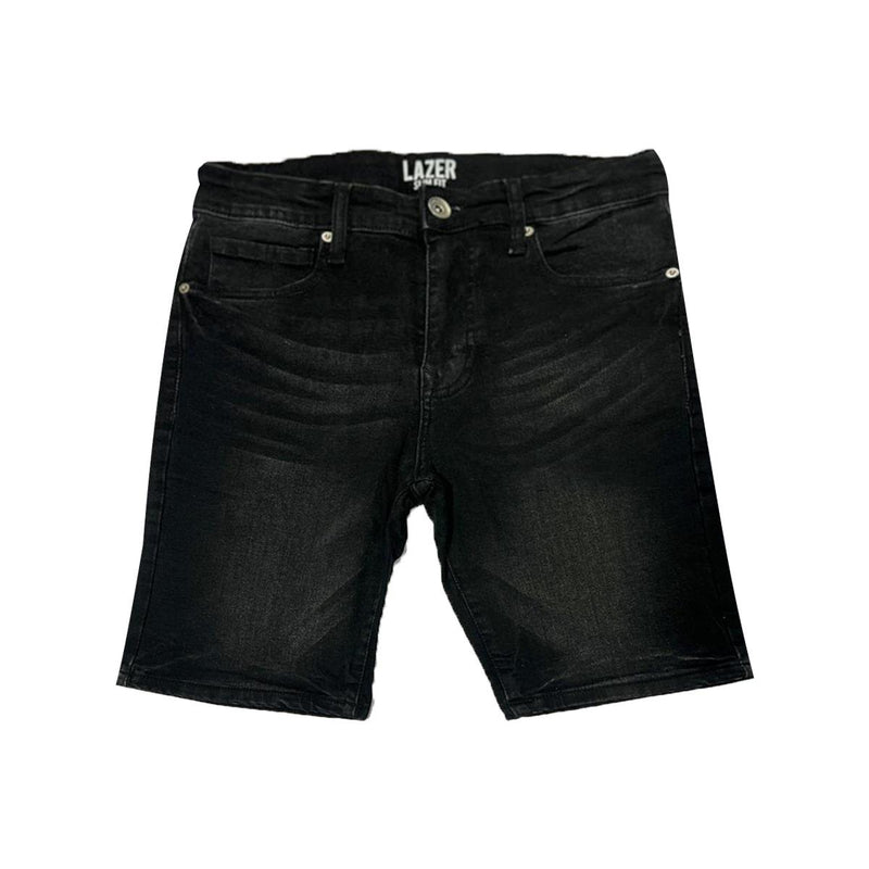 Stretchable Two Quarter Men Denim Shorts