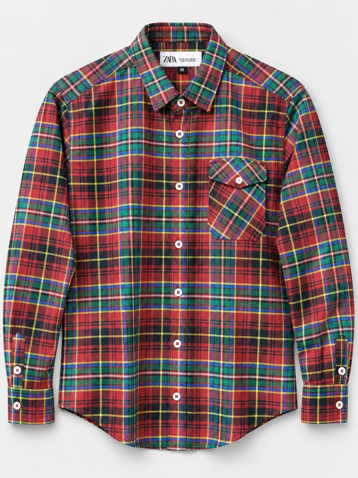 Men's Premium Multicolor Winter Check Casual Shirt