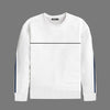 HG Elegant Combo Terry Sweat Shirt - White