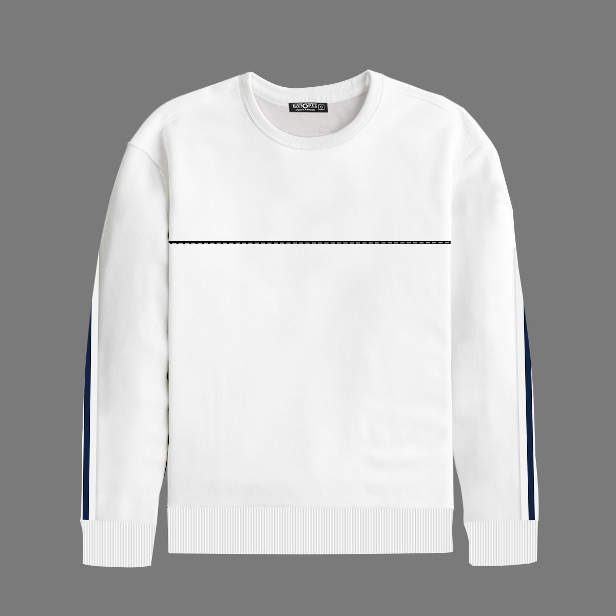 HG Elegant Combo Sweat Shirt - White