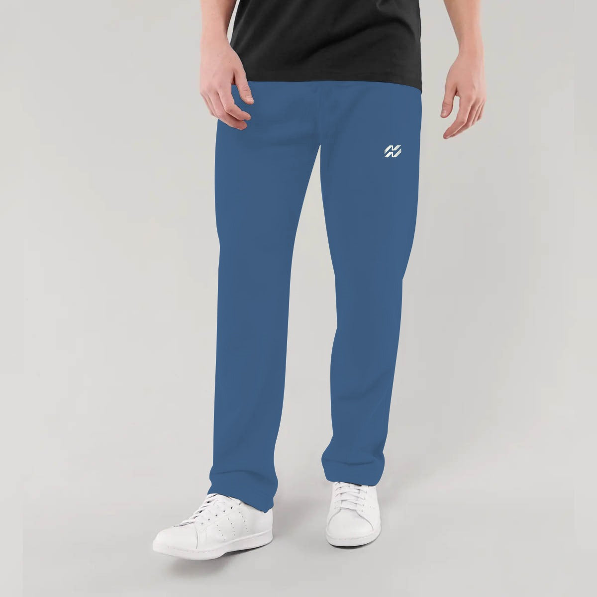 Hangree Premium Soft Cotton Trouser - Gray Blue