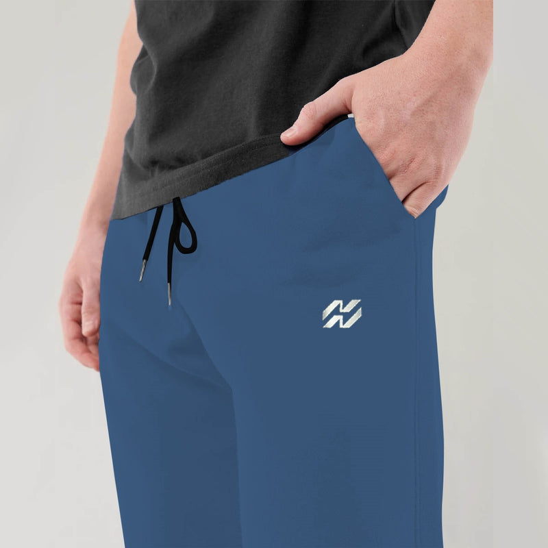 Hangree Premium Soft Cotton Trouser - Gray Blue
