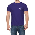Men's Signature Emb. Round Neck Tee Shirt - Navy Blue