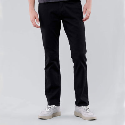 Branded Jet Black Slim Fit Jeans