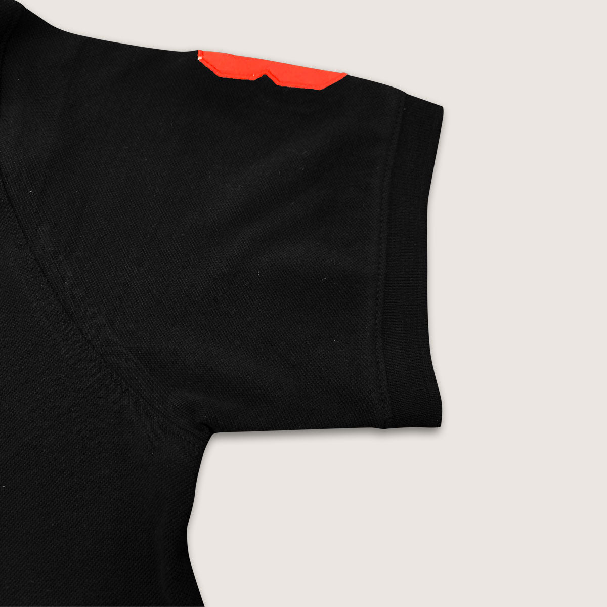 JRDNO DOUBLE COLLAR EXECUTIVE BLACK POLO SHIRT