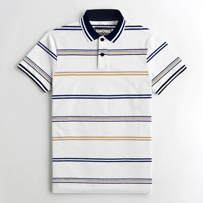Yarn Dyed Tipping Executive Polo Shirt