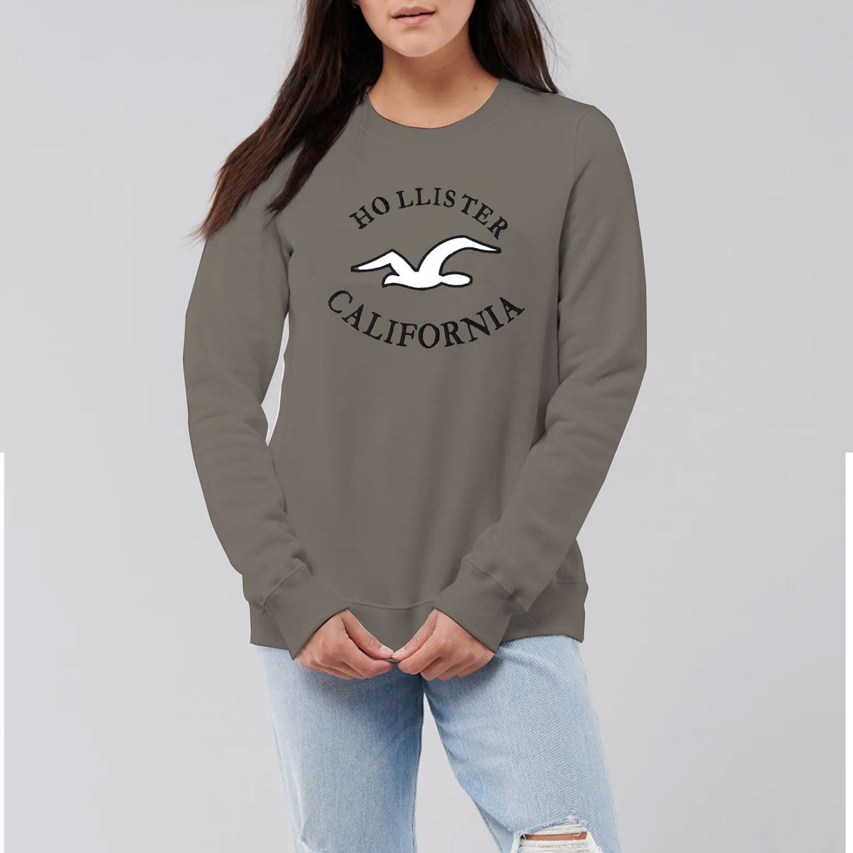 Appligue Embroidered Women Sweat Shirt