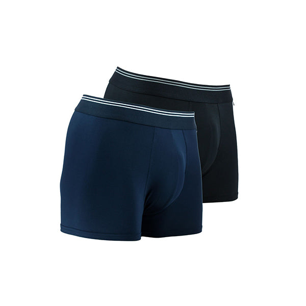 Black & Navy Boxer