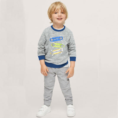 Boy's Supper Cool Gray Sweat Shirt