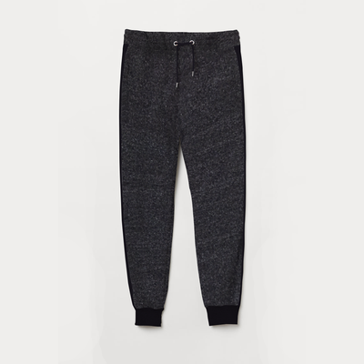Textured Gray Fashion Joggar Trouser For Her