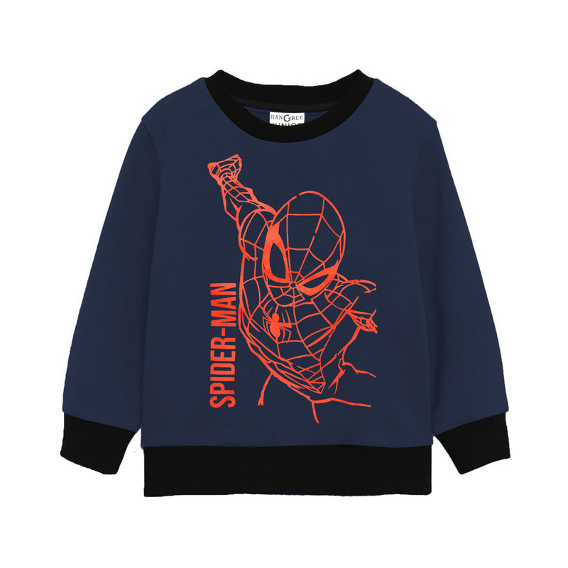 BOY'S PRINTED FLEECE SWEAT SHIRT