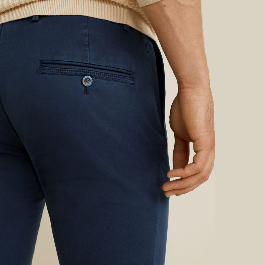 NW LOK Navy Original Cotton Pant