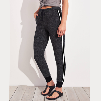 Textured Gray Fashion Joggar Trouser For Her