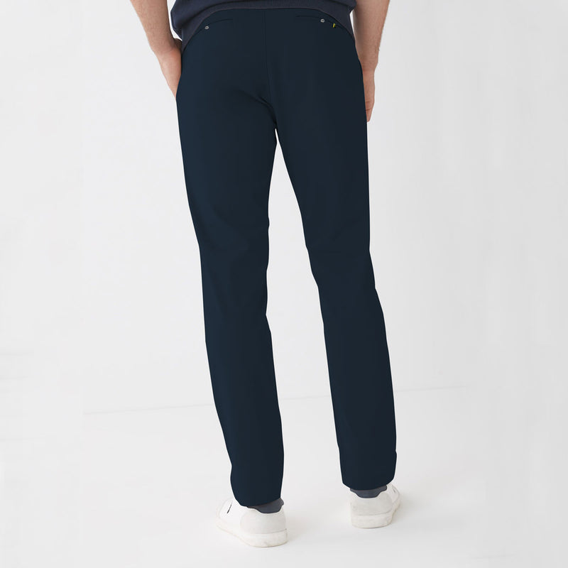Branded NAVY NARROW COTTON PANT