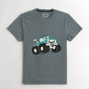 BOY'S UNIQUE PRINTED GRAY TEE SHIRT