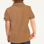 GS Boy's Yard Dyed Tipping Collar Polo Shirt