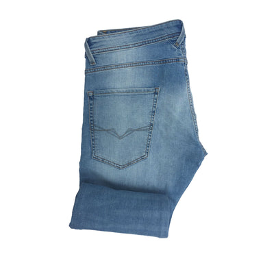 GUESS FADED LIGHT BLUE DENIM PANT Men