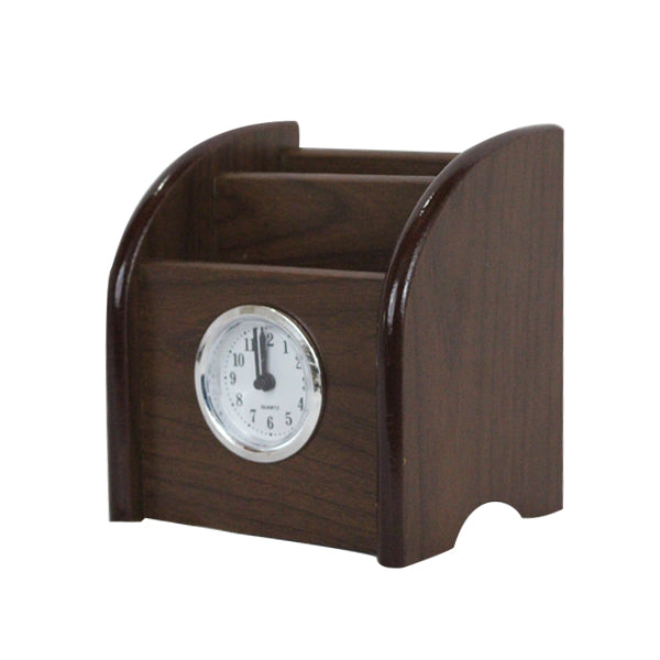 Wooden Card & Pen Holder