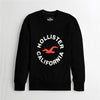 HLSTR Black Fashion Fleece Sweat Shirt