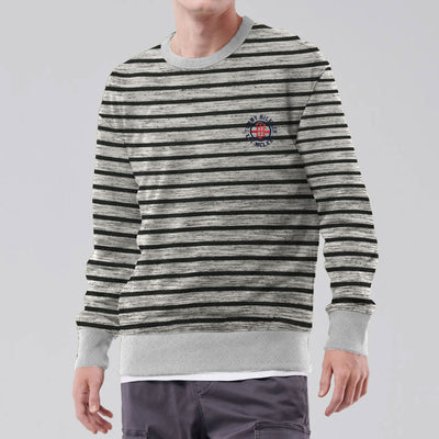 T/H YARD DYED STRAPER FLEECE SWEAT SHIRT