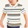 GS Boy's Yard Dyed Tipping Collar Polo Shirt