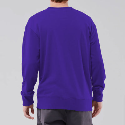 HG SUPER COOL DARK PURPLE SLIM FITTING FLEECE SWEAT SHIRT