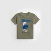 Green Printed Kids Tee