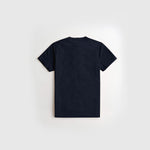 Navy Printed Kids Tee