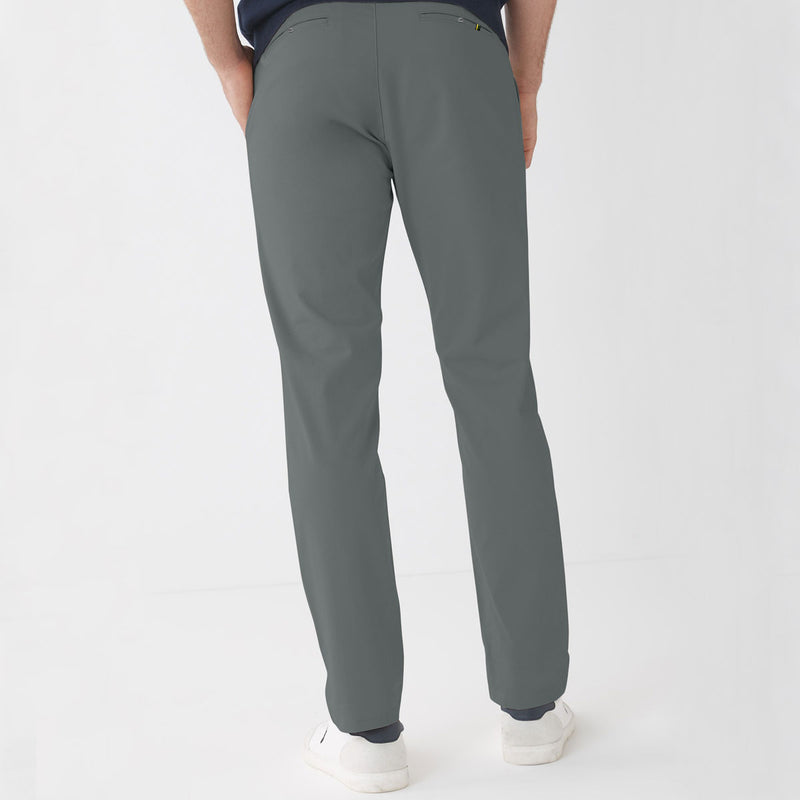 ZR MAN METAL GRAY NARROW COTTON PANT