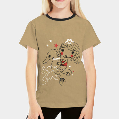 GIRLS PRINTED TEE SHIRT