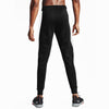 Men Close Bottom Polyester Black Panel Trouser