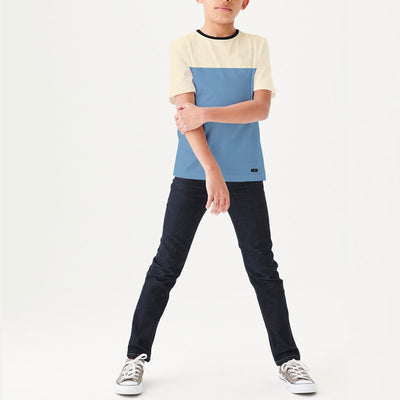 Boy's Patch Style Unique Fashion Tee