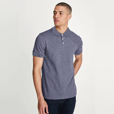 HG EXCLUSIVE SELF PATTERN EMB. POLO SHIRT