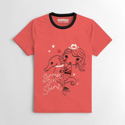 GIRLS PRINTED TEE SHIRT