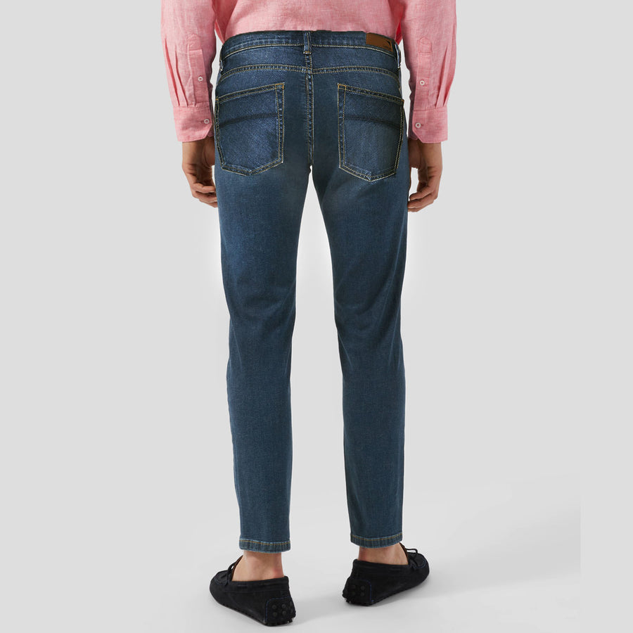 CBPL SHARP BLUE WASH DENIM PANT