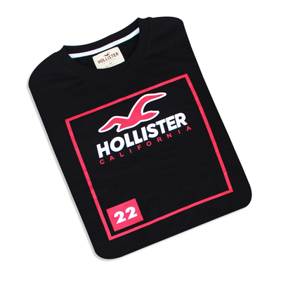 HLSTR Black Contrast Sweat Shirt