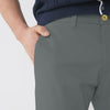 ZR MAN METAL GRAY NARROW COTTON PANT