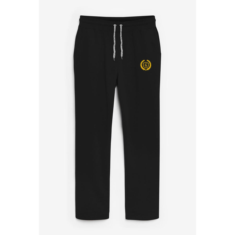 Men Signature Black Emb Trouser